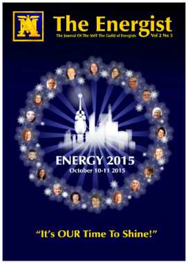 The Energist Magazine - Summer 2015 - Vol.2 No.3